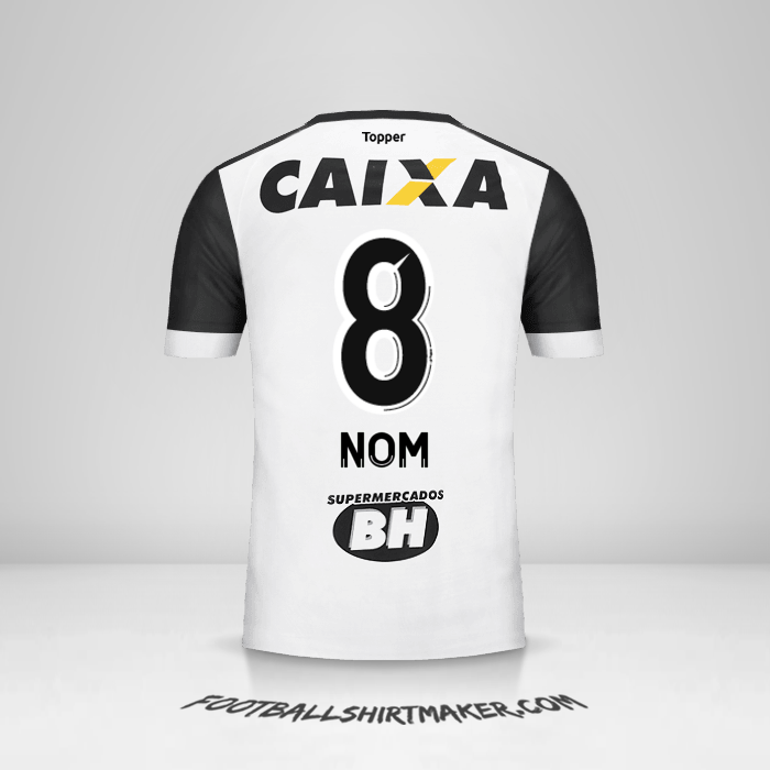 Maillot Atletico Mineiro 2017 Extérieur -  nom - 8