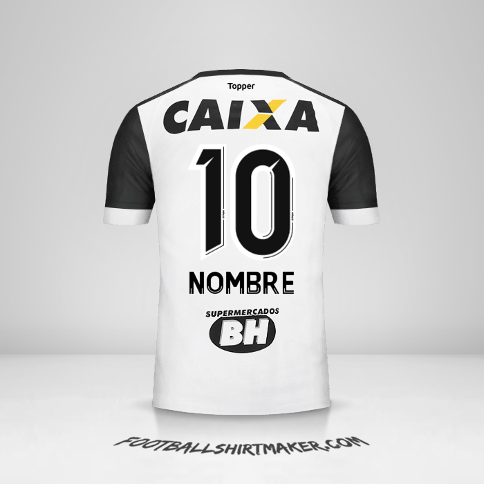 Jersey Atletico Mineiro 2017 Visita -  nombre - 10