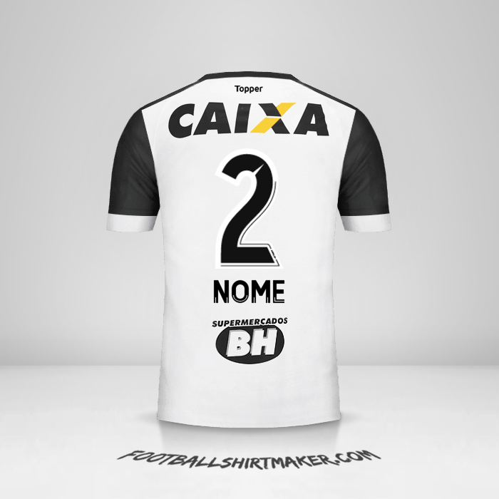 Camisa Atletico Mineiro 2017 Alternativa -  nome - 2