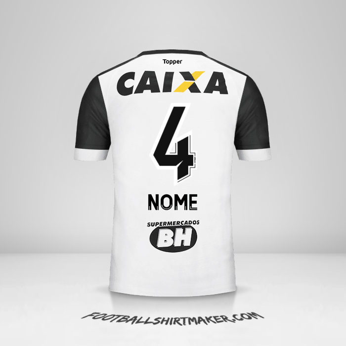 Maglia Atletico Mineiro 2017 Seconda -  nome - 4