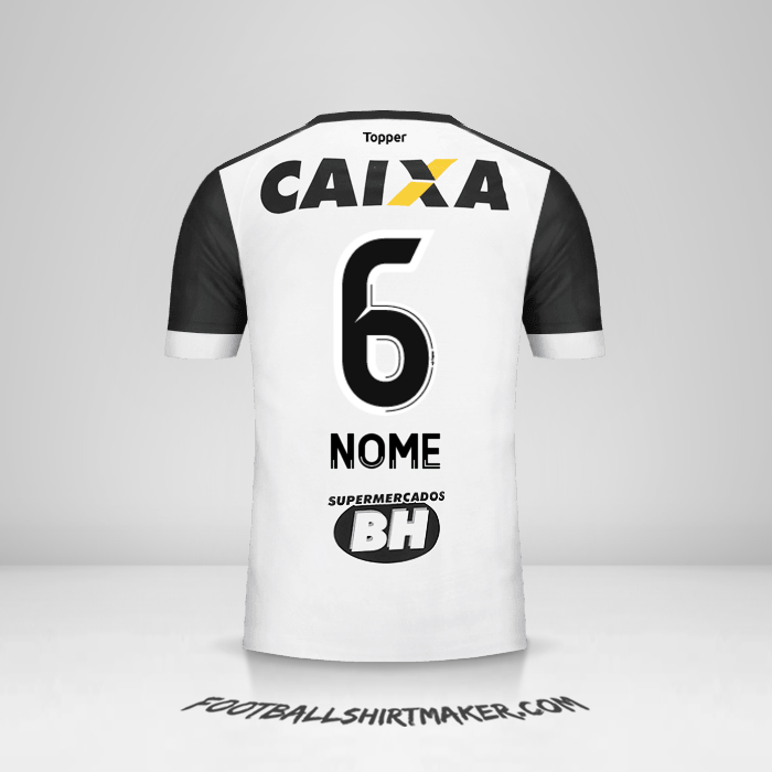 Maglia Atletico Mineiro 2017 Seconda -  nome - 6
