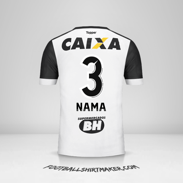Jersey Atletico Mineiro 2017 Alternatif -  nama - 3