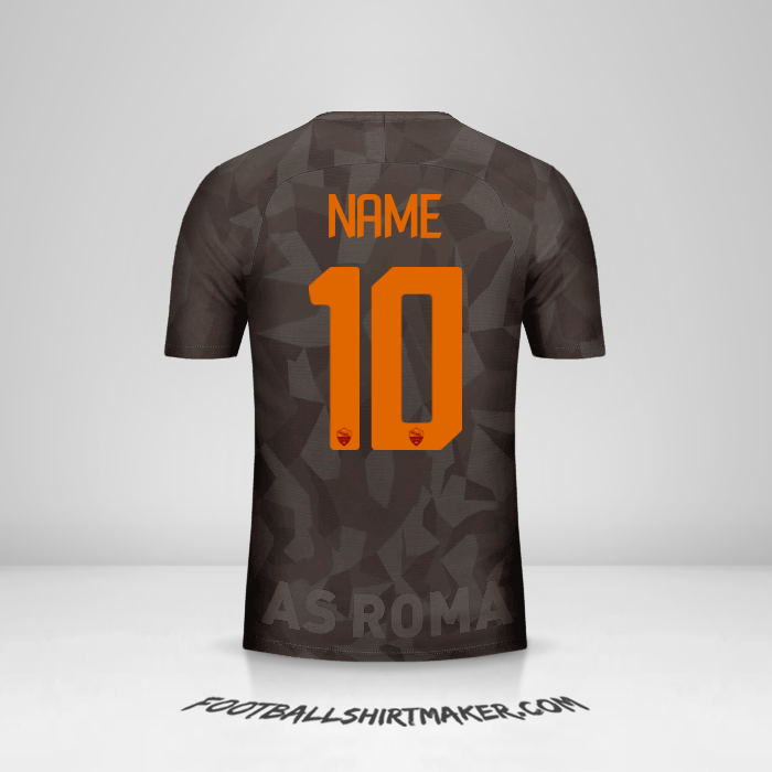 Shirt AS Roma 2017/18 Third -  name - 10