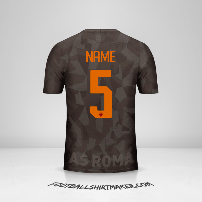 Shirt AS Roma 2017/18 Third -  name - 5