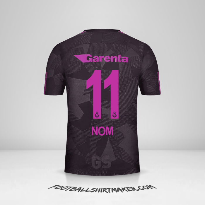 Maillot Galatasaray SK 2017/18 Troisième -  nom - 11