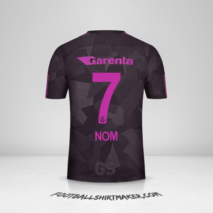 Maillot Galatasaray SK 2017/18 Troisième -  nom - 7