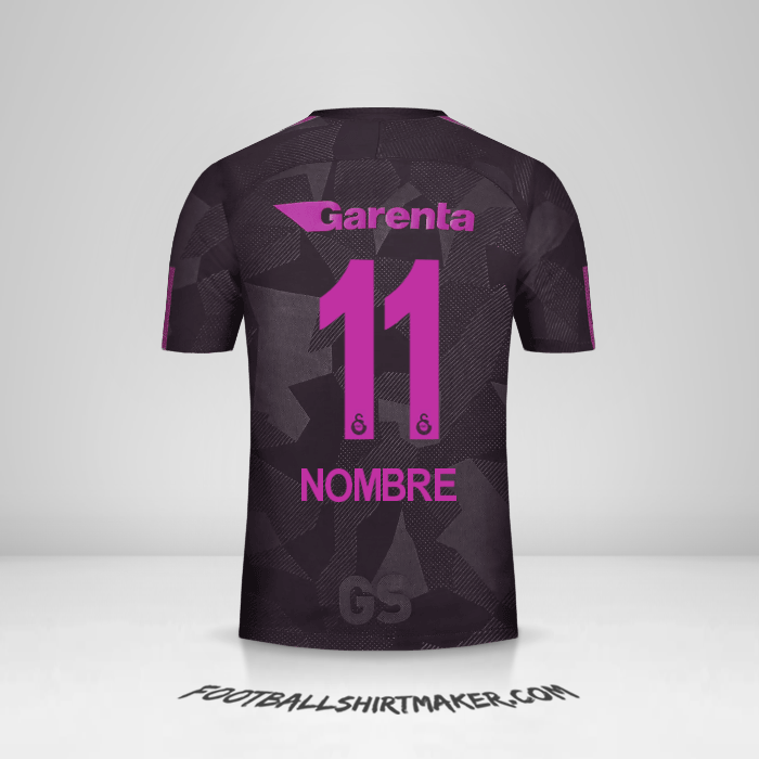 Jersey Galatasaray SK 2017/18 Tercera -  nombre - 11