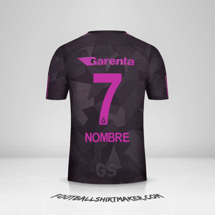 Camiseta Galatasaray SK 2017/18 Tercera -  nombre - 7