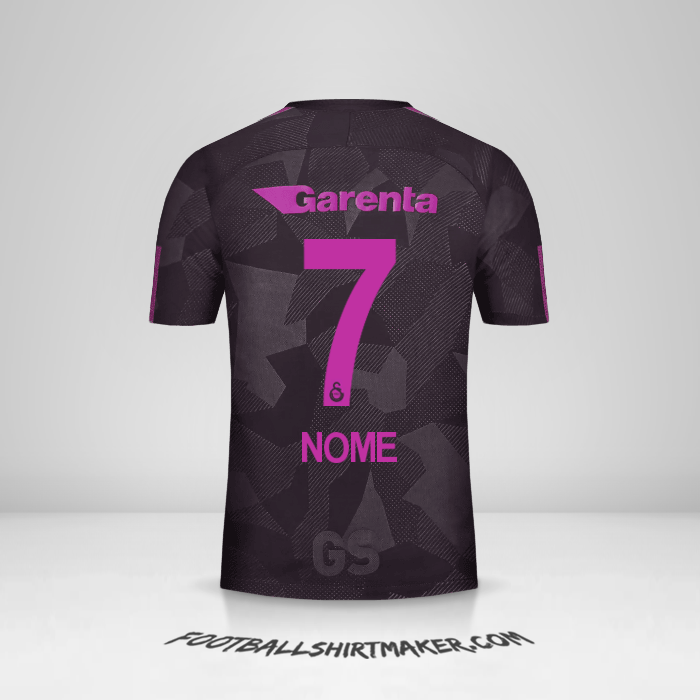 Camisa Galatasaray SK 2017/18 Terceira -  nome - 7