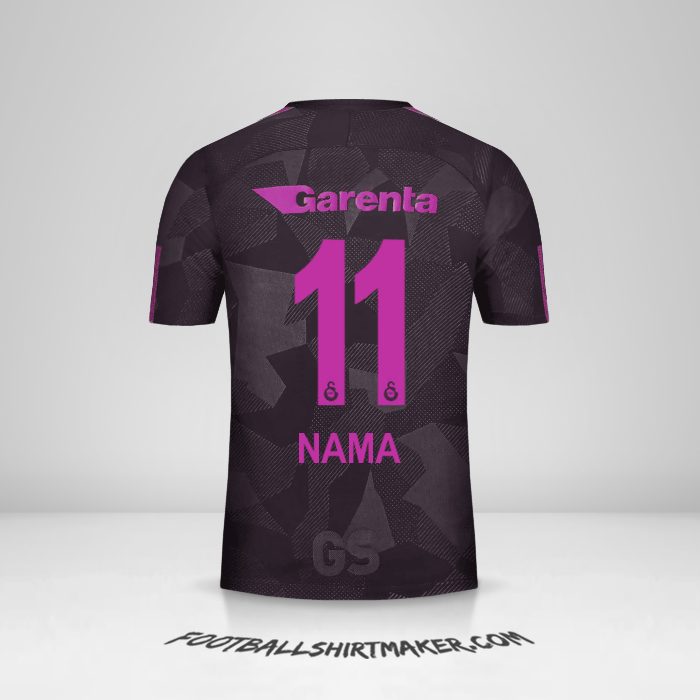 Jersey Galatasaray SK 2017/18 Ketiga -  nama - 11