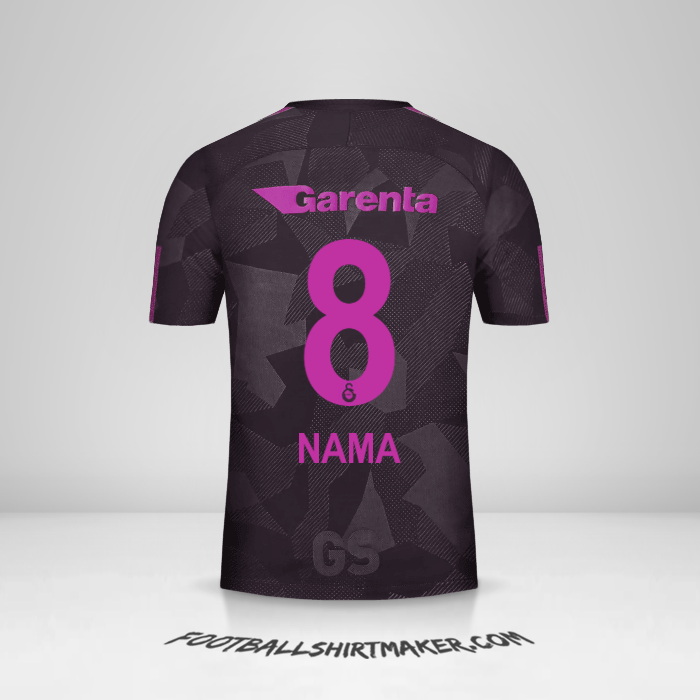 Jersey Galatasaray SK 2017/18 Ketiga -  nama - 8