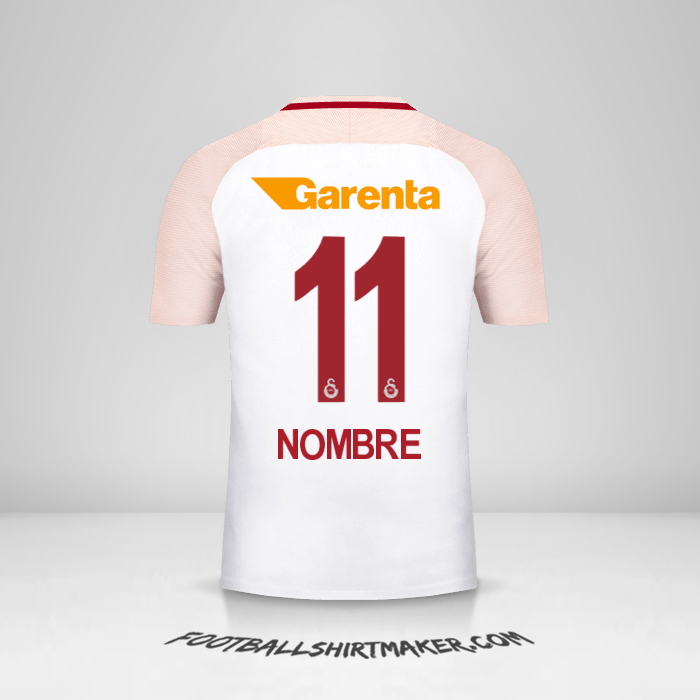 Jersey Galatasaray SK 2017/18 Visita -  nombre - 11