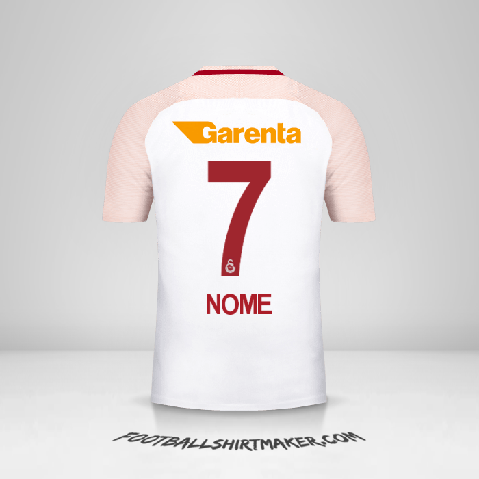 Camisa Galatasaray SK 2017/18 Alternativa -  nome - 7