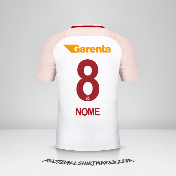Camisa Galatasaray SK 2017/18 Alternativa -  nome - 8