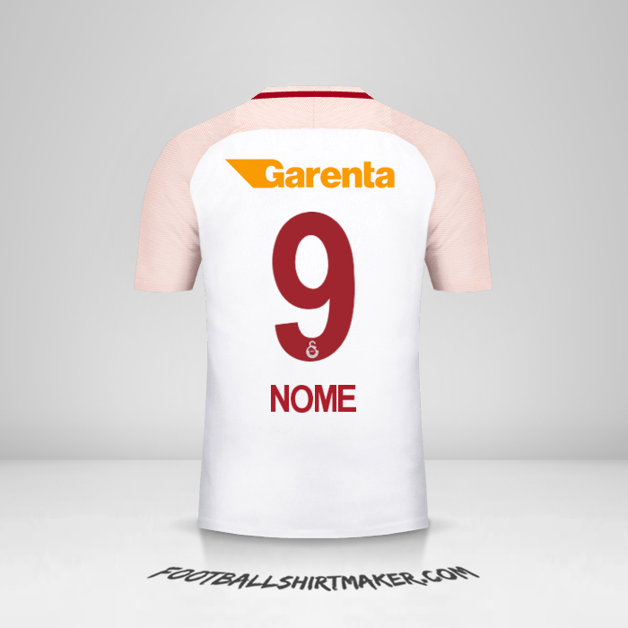 Maglia Galatasaray SK 2017/18 Seconda -  nome - 9