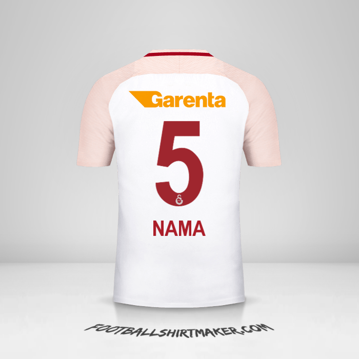 Jersey Galatasaray SK 2017/18 Alternatif -  nama - 5