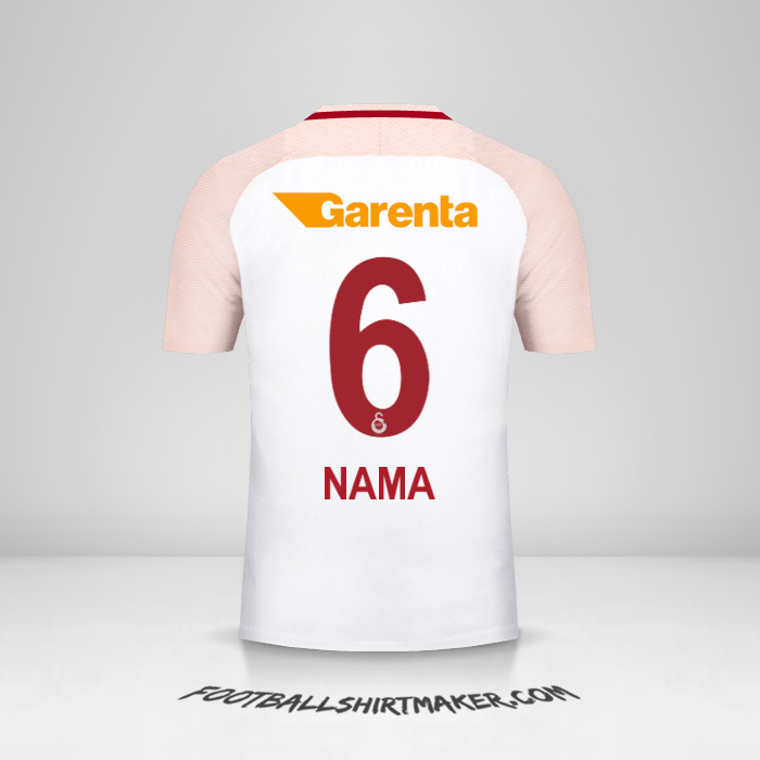 Jersey Galatasaray SK 2017/18 Alternatif -  nama - 6