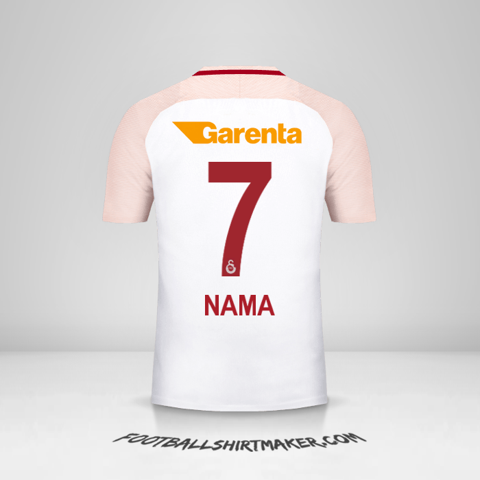 Jersey Galatasaray SK 2017/18 Alternatif -  nama - 7