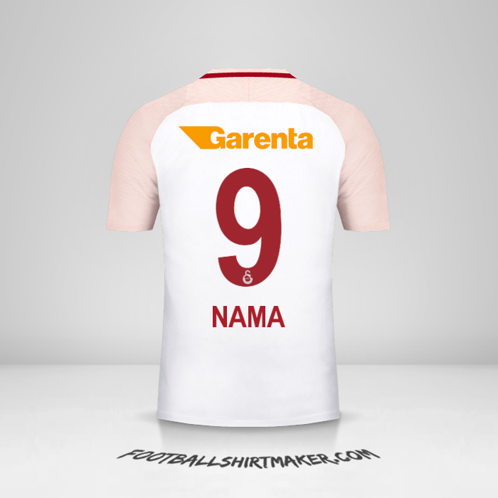 Jersey Galatasaray SK 2017/18 Alternatif -  nama - 9