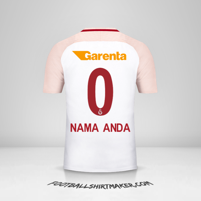 Jersey Galatasaray SK 2017/18 II -  nama anda - 0