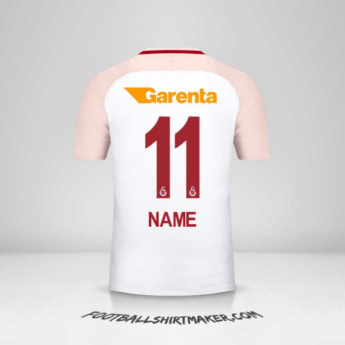 Jersey Galatasaray SK 2017/18 Away -  name - 11