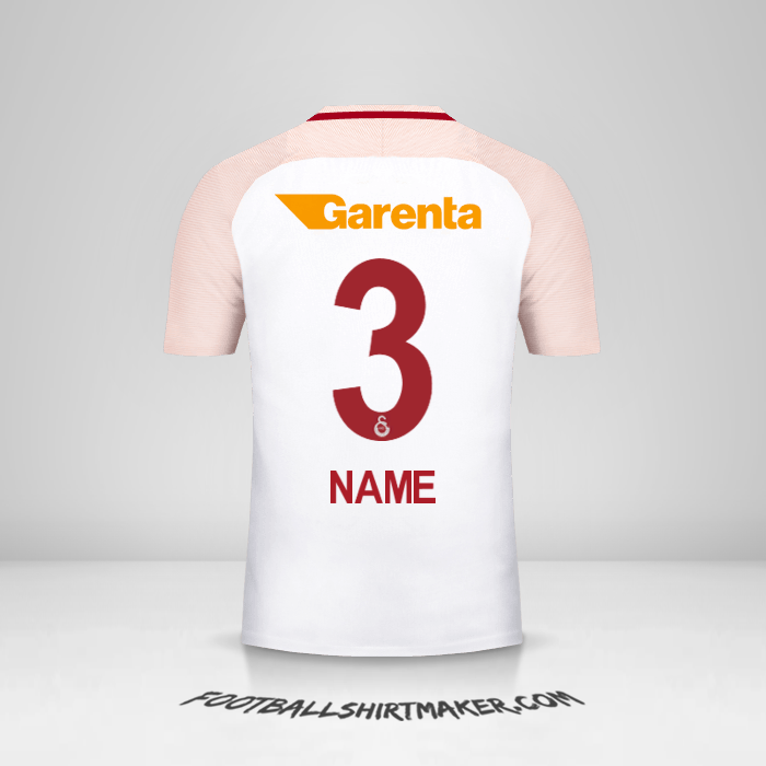 Jersey Galatasaray SK 2017/18 Away -  name - 3