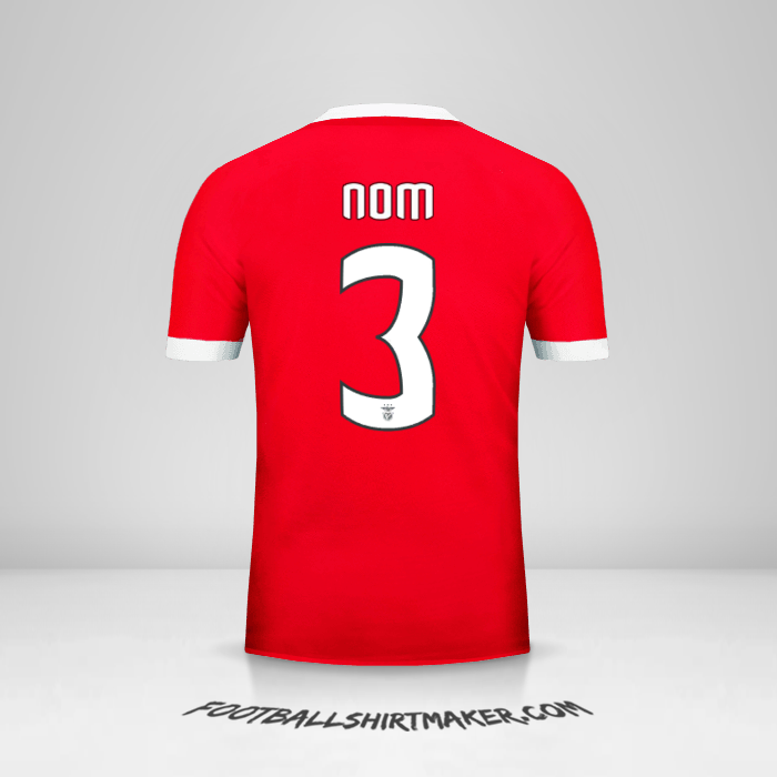 Maillot SL Benfica Cup 2017/18 -  nom - 3