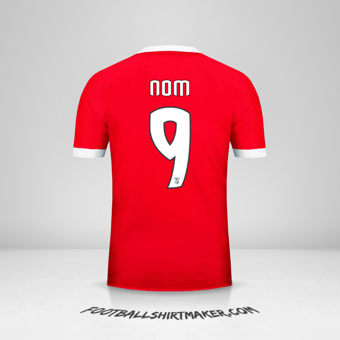 Maillot SL Benfica Cup 2017/18 -  nom - 9