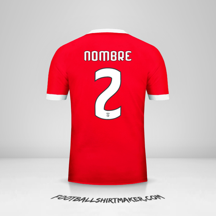 Jersey SL Benfica Cup 2017/18 -  nombre - 2