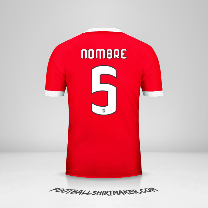Jersey SL Benfica Cup 2017/18 -  nombre - 5