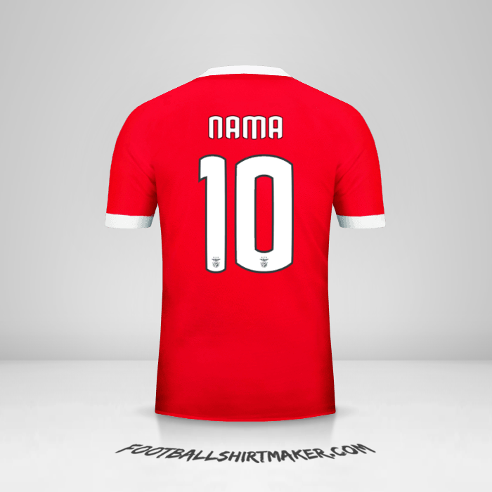 Jersey SL Benfica Cup 2017/18 -  nama - 10