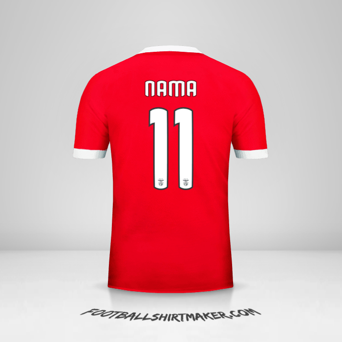 Jersey SL Benfica Cup 2017/18 -  nama - 11