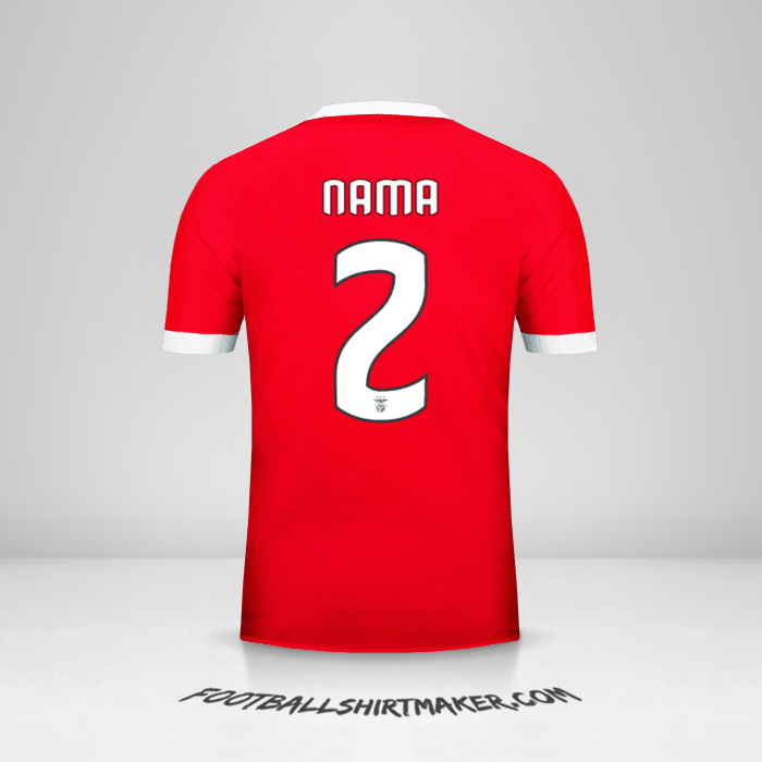 Jersey SL Benfica Cup 2017/18 -  nama - 2