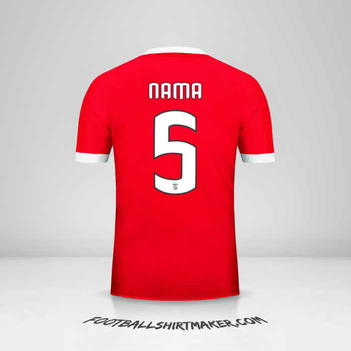 Jersey SL Benfica Cup 2017/18 -  nama - 5