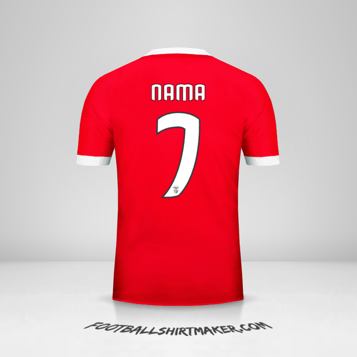 Jersey SL Benfica Cup 2017/18 -  nama - 7
