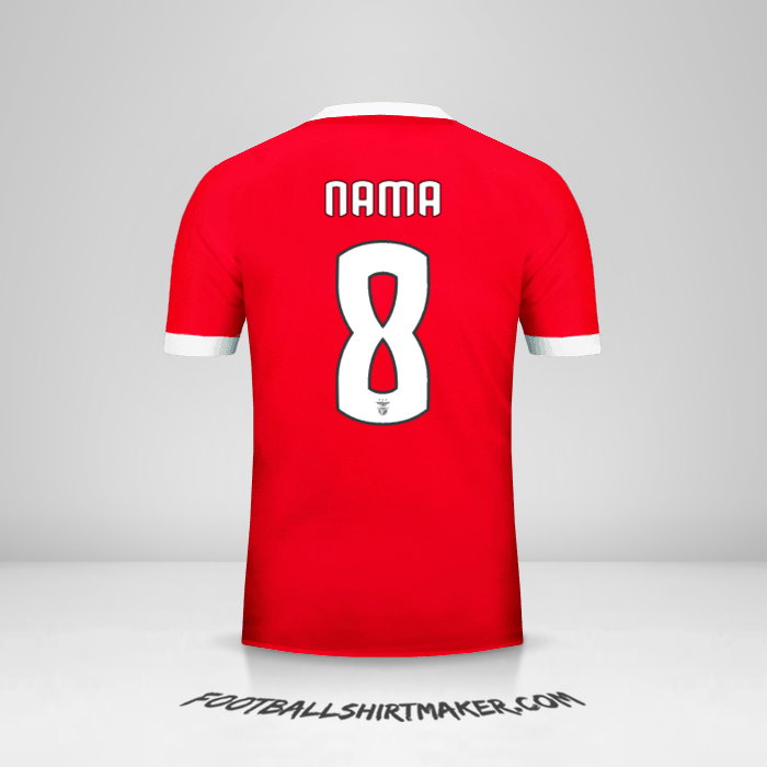Jersey SL Benfica Cup 2017/18 -  nama - 8