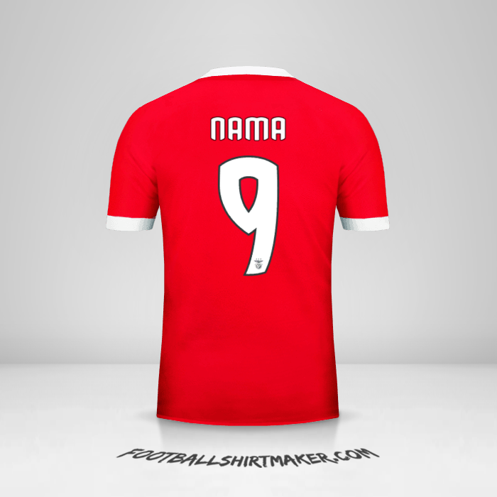 Jersey SL Benfica Cup 2017/18 -  nama - 9