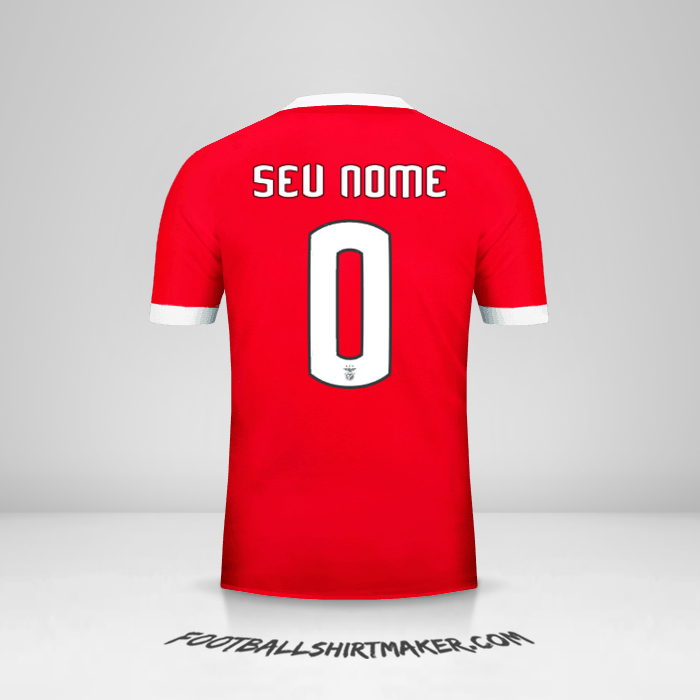 Camisa SL Benfica Cup 2017/18 -  seu nome - 0