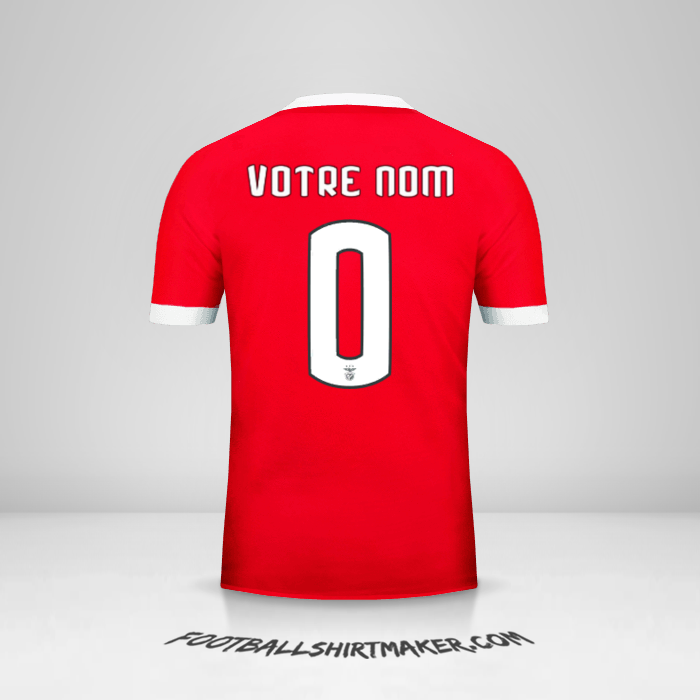 Maillot SL Benfica Cup 2017/18 -  votre nom - 0