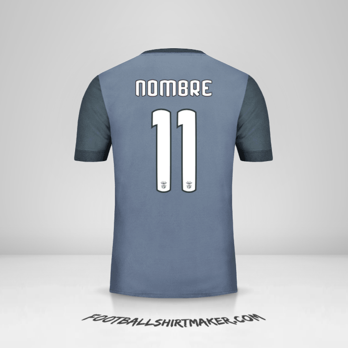 Jersey SL Benfica Cup 2017/18 Visita -  nombre - 11