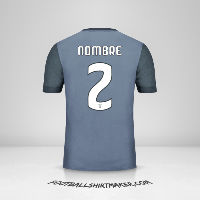 Jersey SL Benfica Cup 2017/18 Visita -  nombre - 2