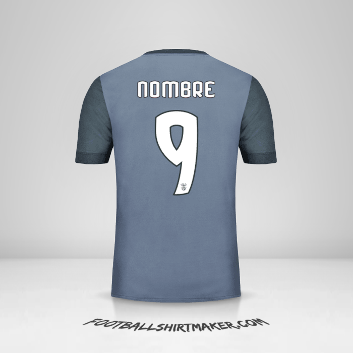 Jersey SL Benfica Cup 2017/18 Visita -  nombre - 9