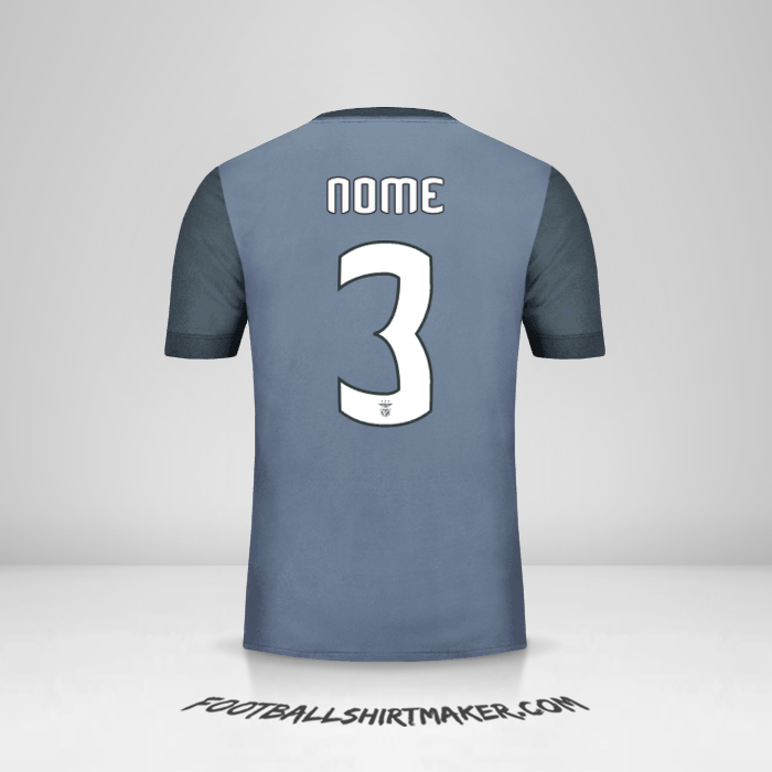 Camisola SL Benfica Cup 2017/18 Alternativa -  nome - 3