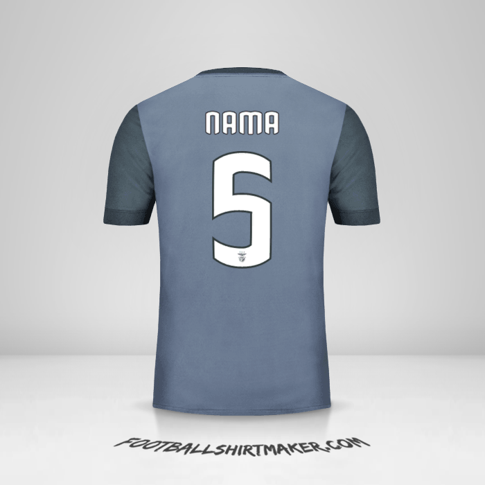 Jersey SL Benfica Cup 2017/18 Alternatif -  nama - 5