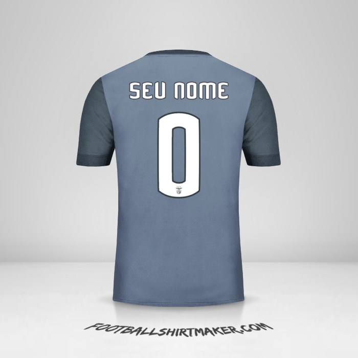 Camisa SL Benfica Cup 2017/18 II -  seu nome - 0