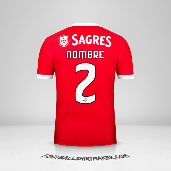 Jersey SL Benfica 2017/18 -  nombre - 2