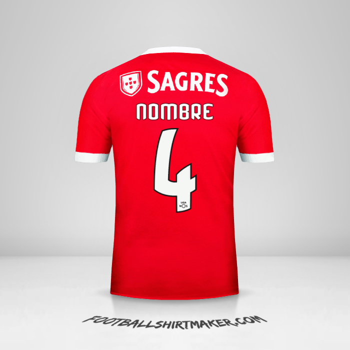Jersey SL Benfica 2017/18 -  nombre - 4