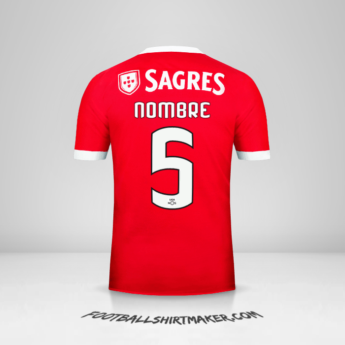 Jersey SL Benfica 2017/18 -  nombre - 5