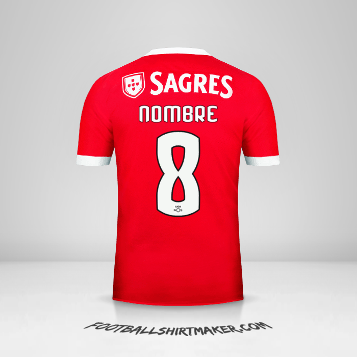 Jersey SL Benfica 2017/18 -  nombre - 8