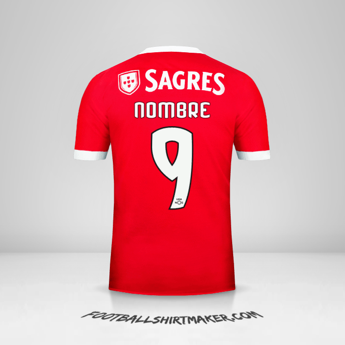 Jersey SL Benfica 2017/18 -  nombre - 9